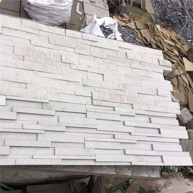 white sandstone wall cladding